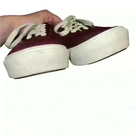 Maroon suede vans - Picture 5 of 8
